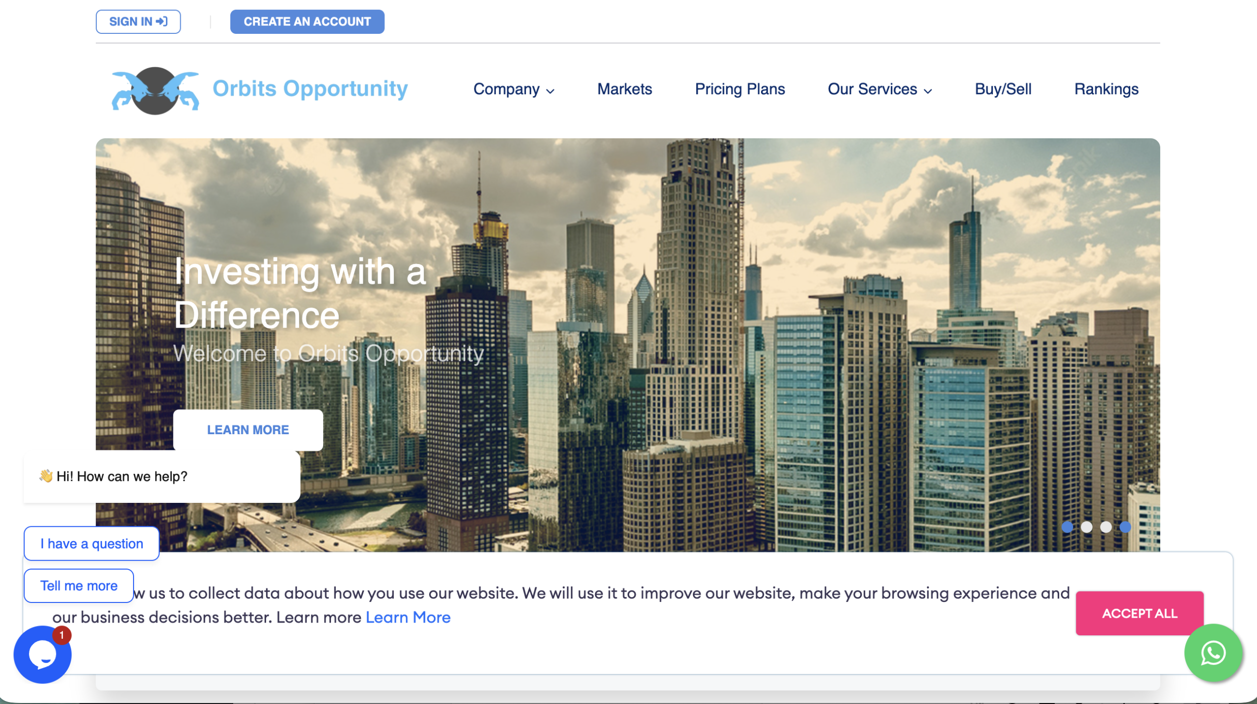 OrbitsOpportunity OrbitsOpportunity platform warning sign.