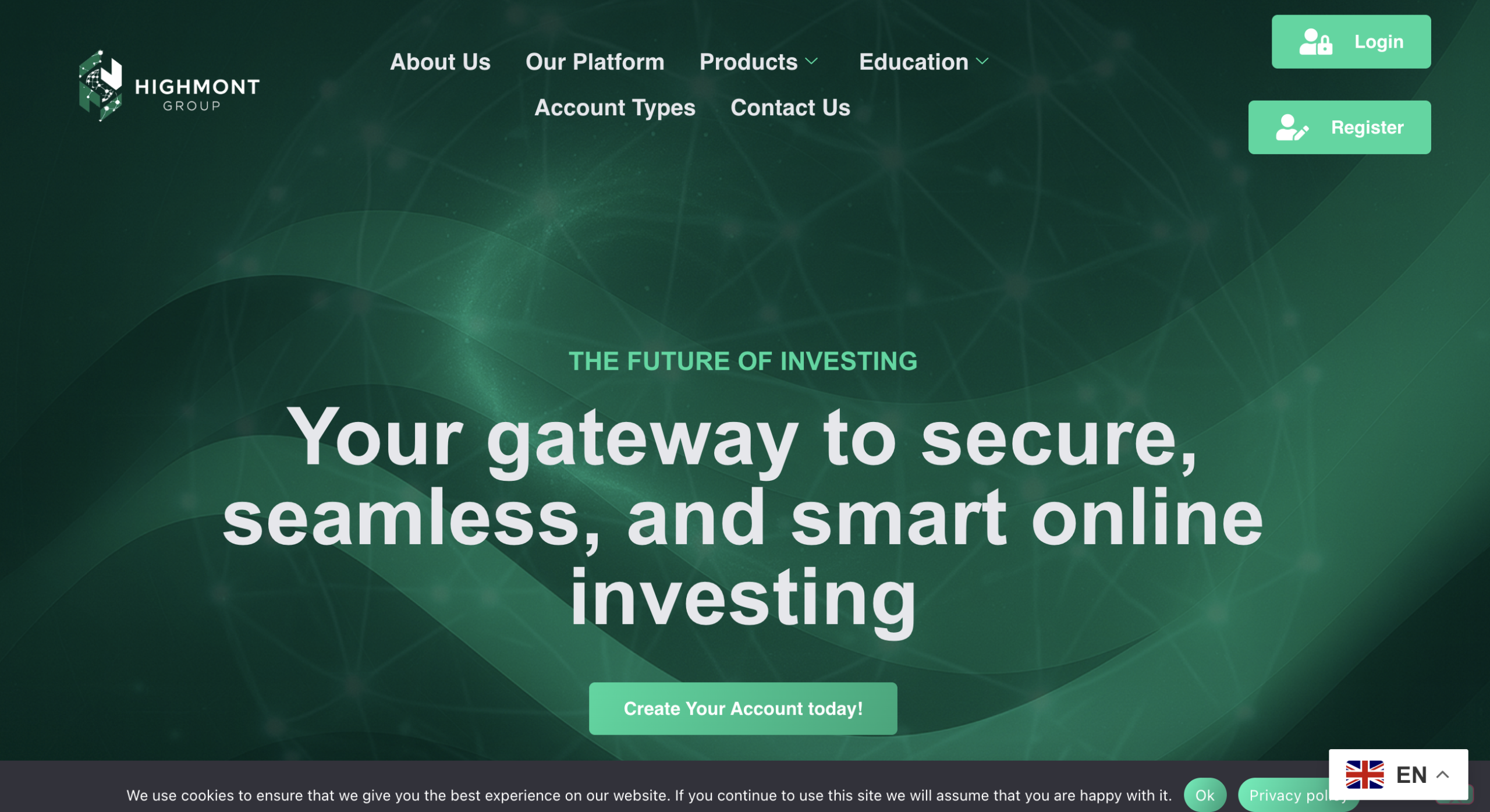 Highmont-group.com trading platform overview.