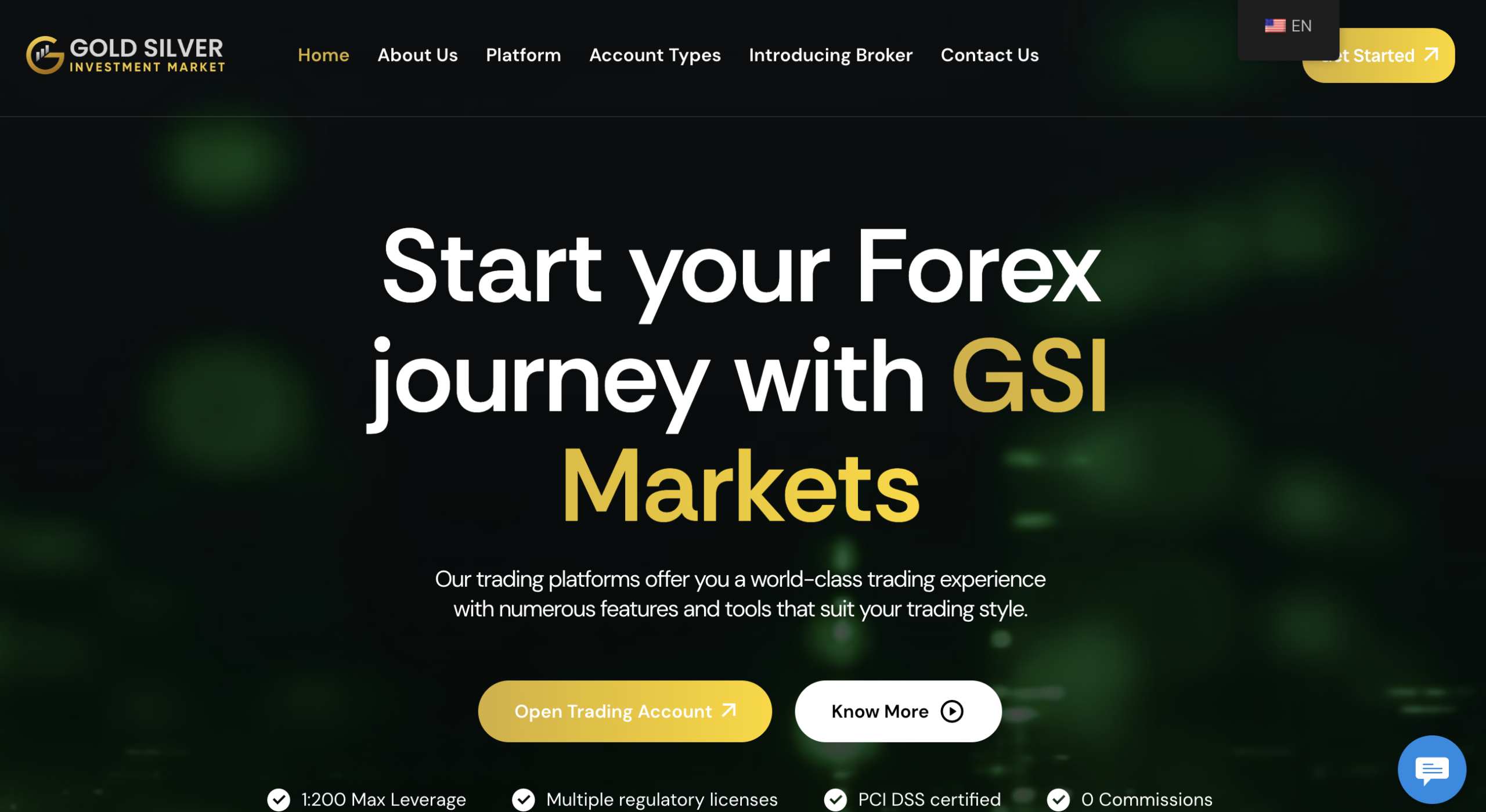 Gsimarket.com trading platform overview.