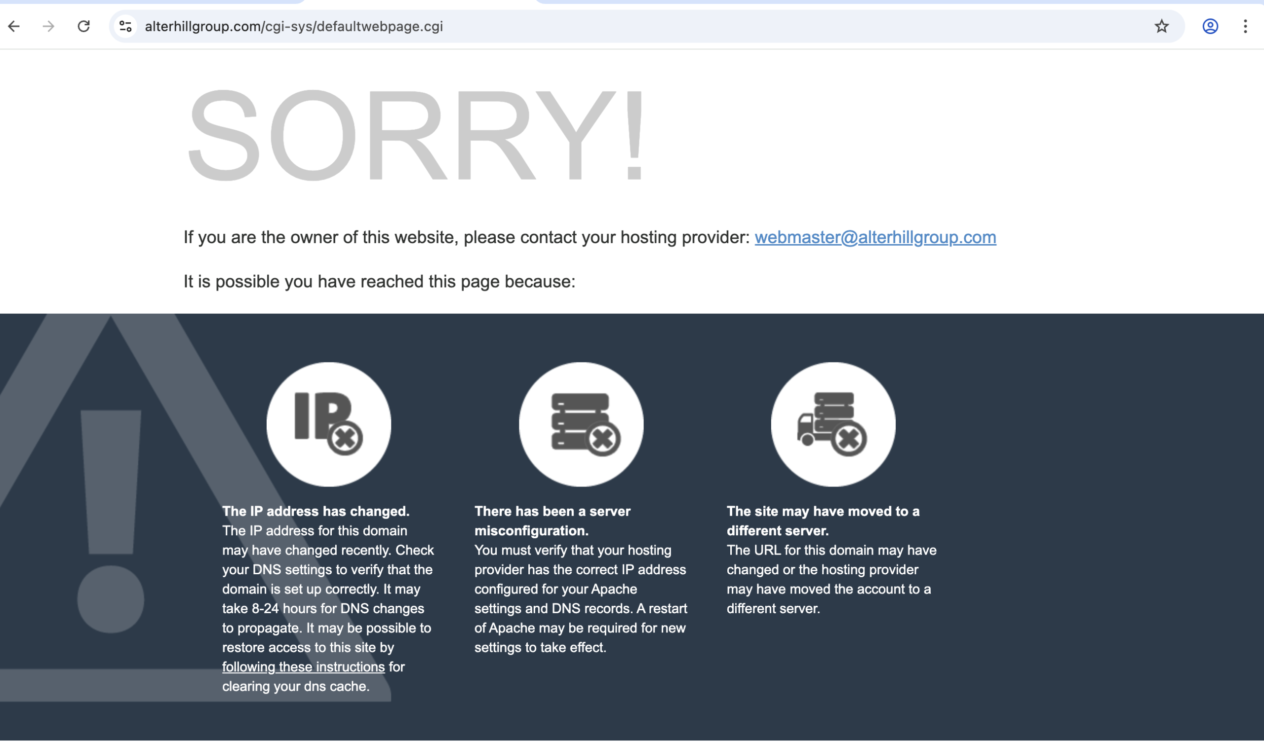 Caution: Alterhill Group