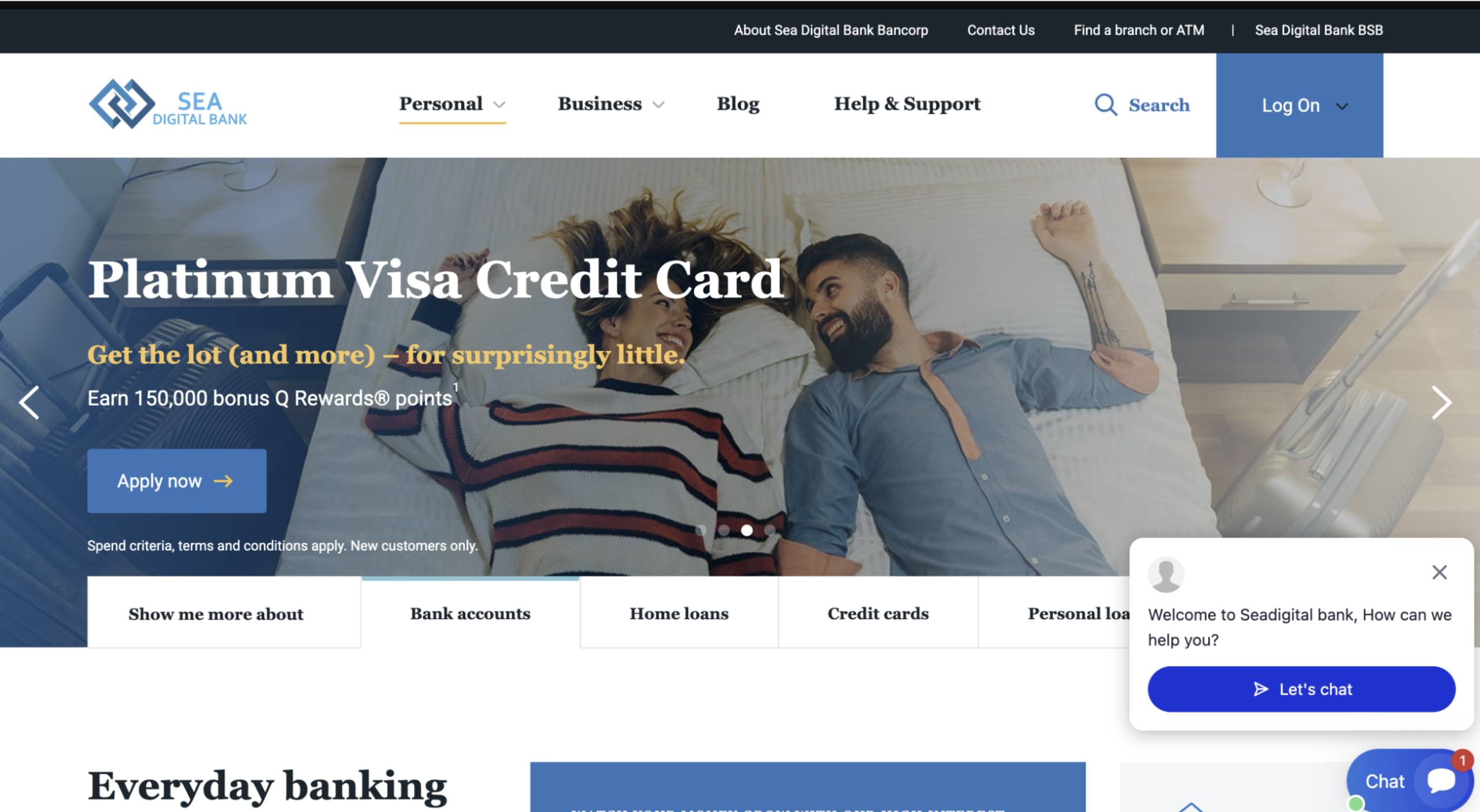 Sea Digital Bank overview