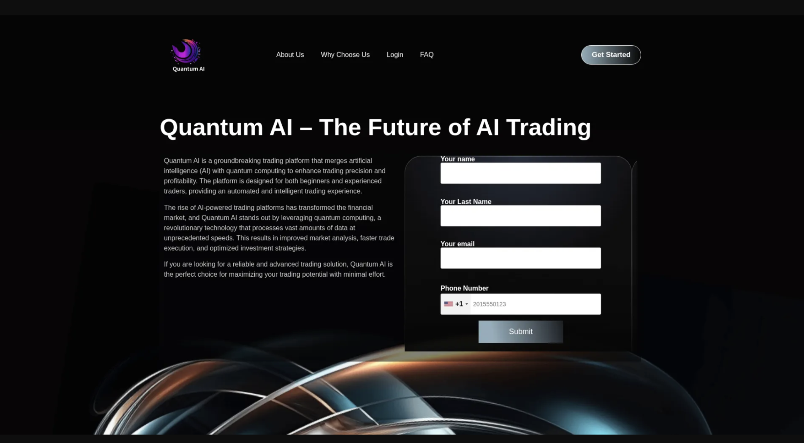 QuantumAIQ.com QuantumAIQ.com platform dashboard showing AI trading tools and portfolio overview