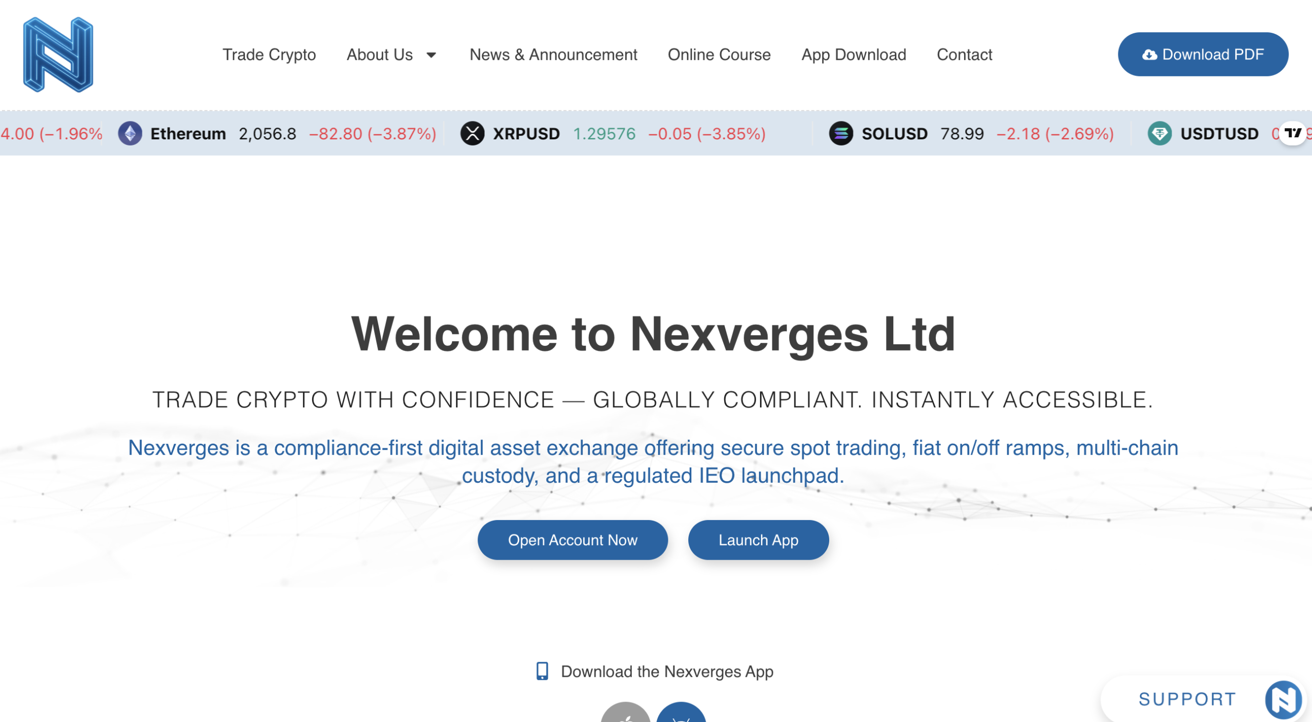 Nexverges trading platform review overview.