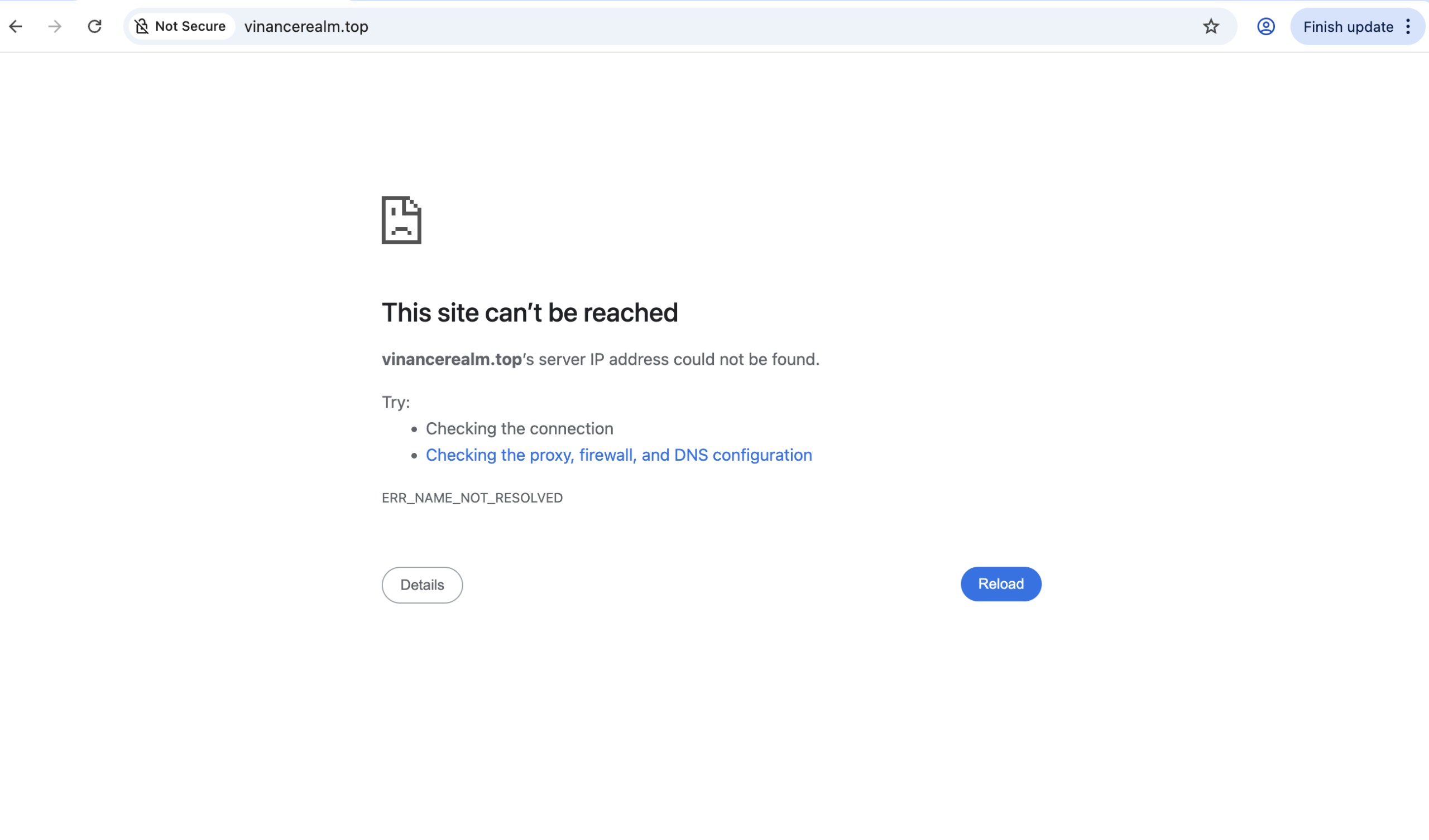 Examining the risks and issues associated with VinanceRealm trading platform.