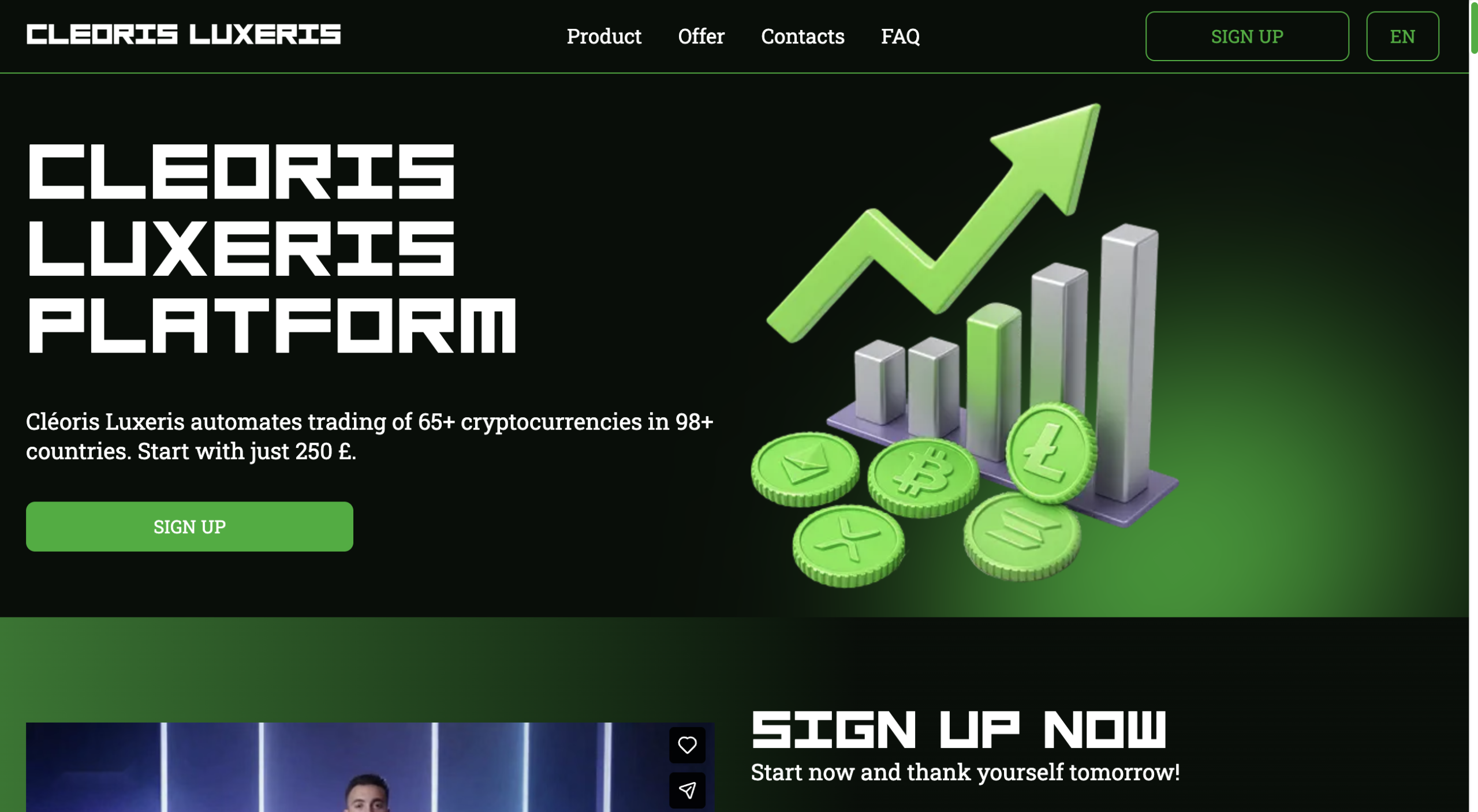 Review detailing the risks of Cleoris-Luxeris.com.