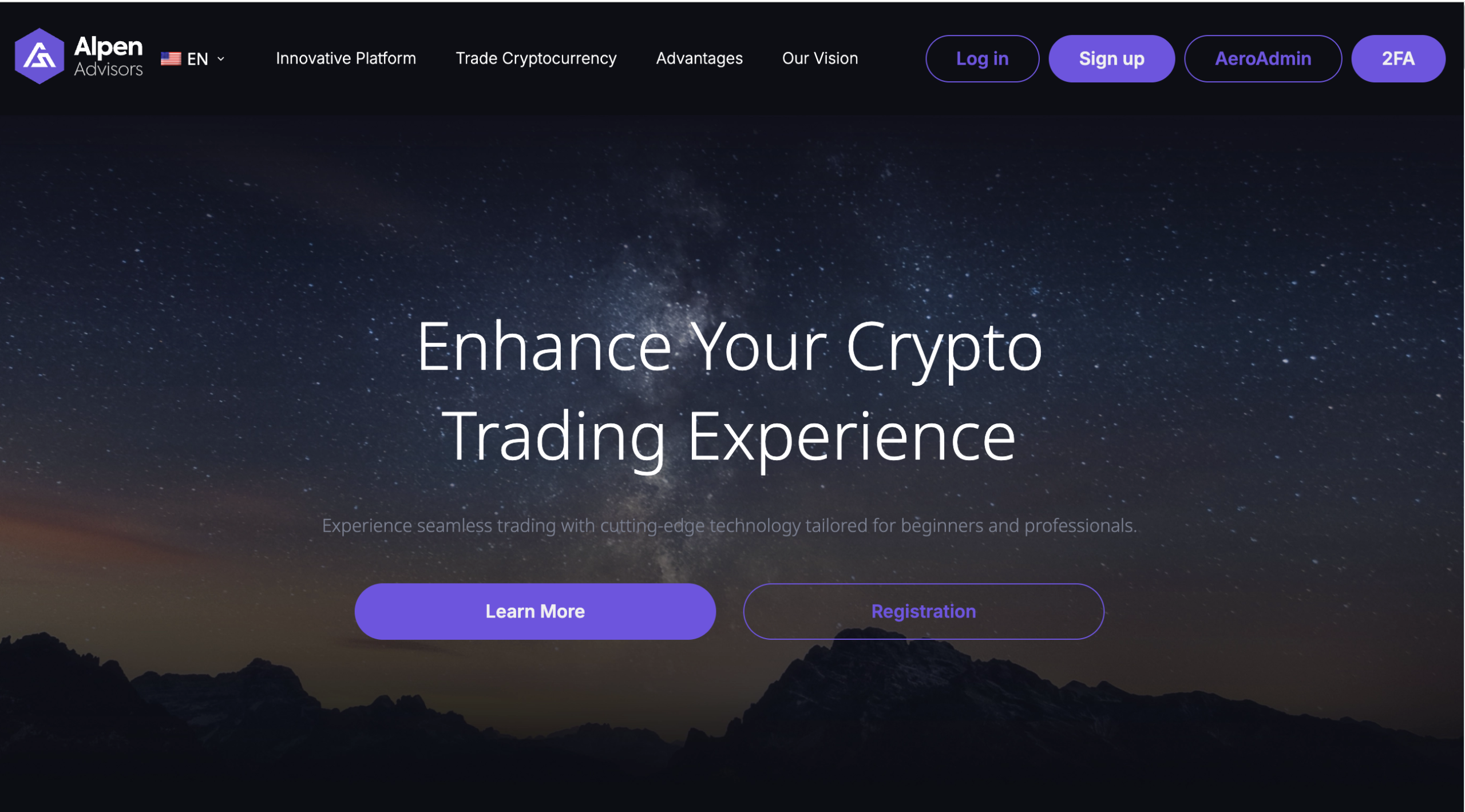 Red flags and insights on Alpen Advisors website.