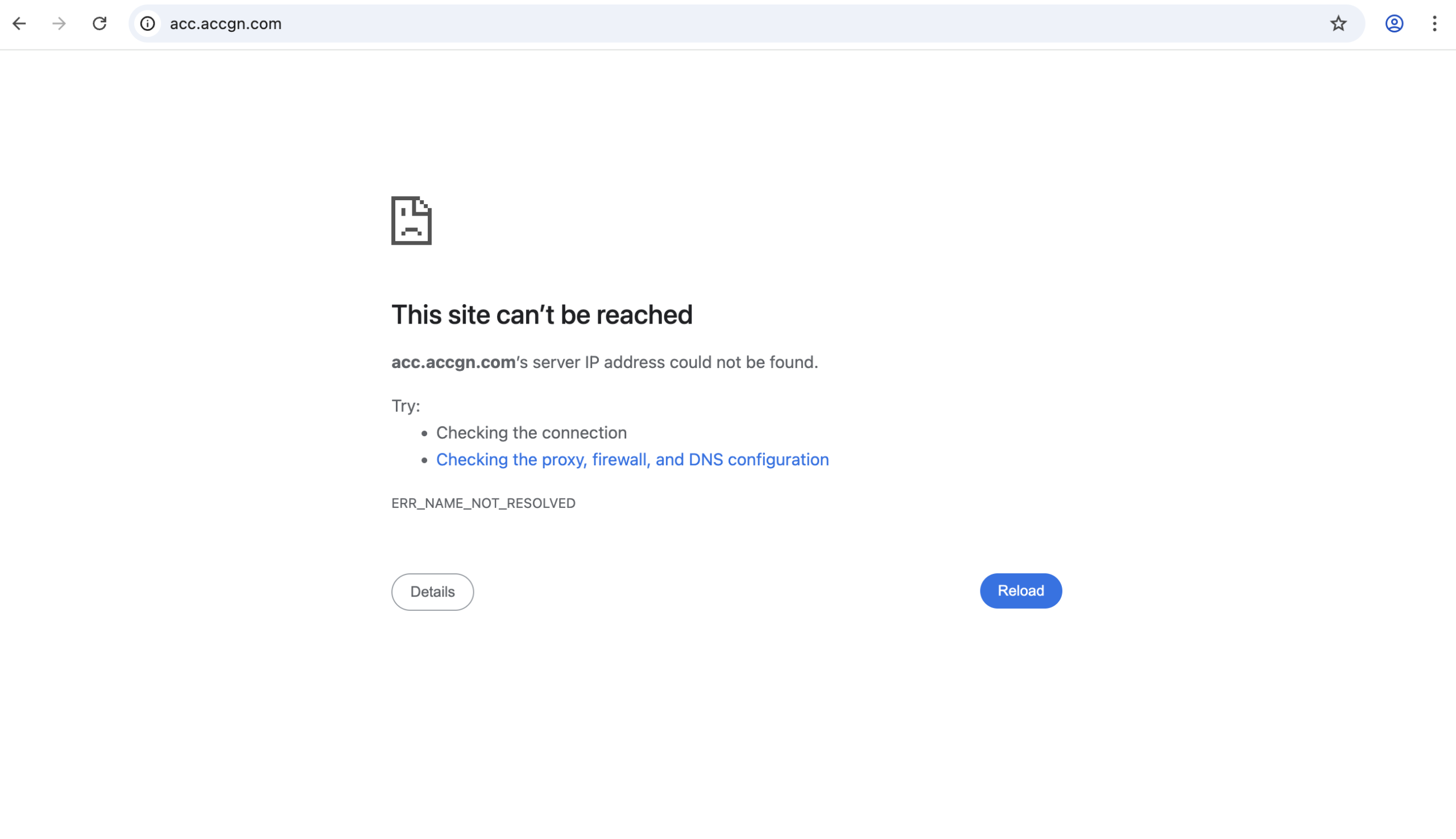 AccgN.com AccgN.com logo with warning symbols indicating caution for investors.