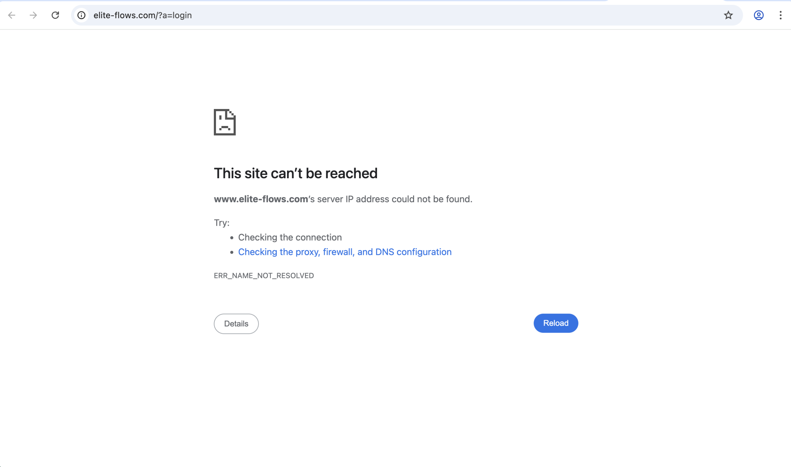 Screenshot of Elite-Flows.com homepage showing trading platform features and user interface