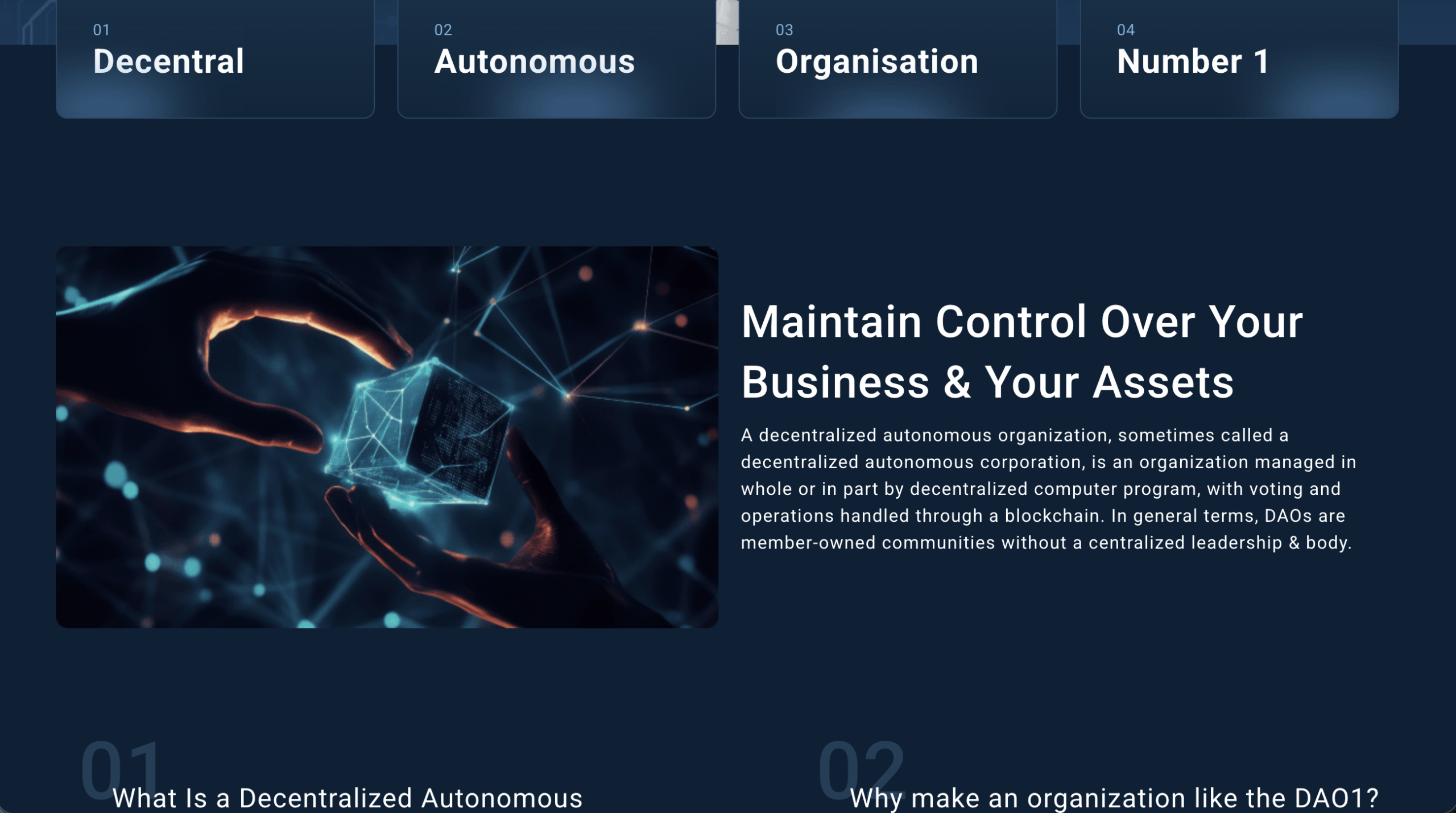 Screenshot 2026-04-28 at 9.38.24 PM Illustration highlighting key features and user insights about DAO1.ai, emphasizing the platform's operations and user experiences.