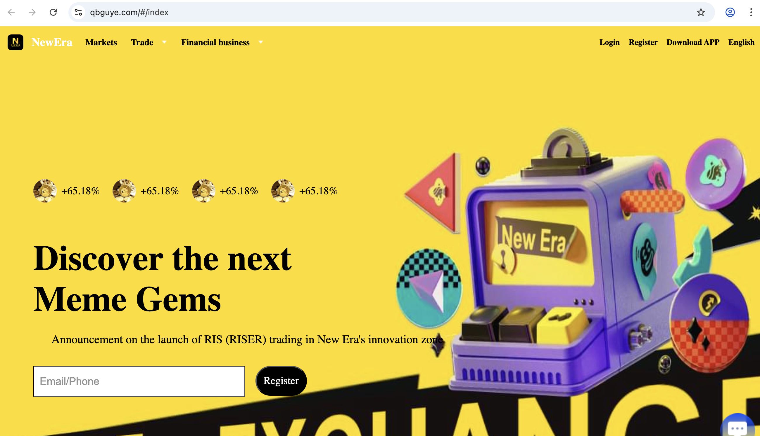 QBGuye Image of a computer screen displaying the QBGuye website, emphasizing its online earning opportunities and user interface.