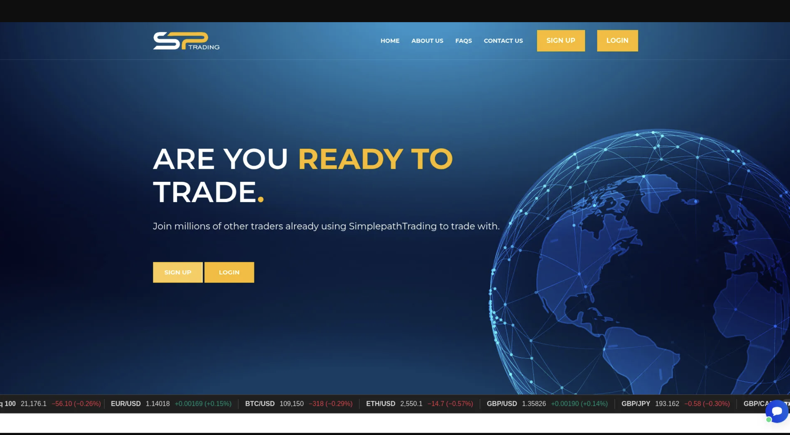 An image depicting a concerned trader analyzing information about SimplePathTrading.com, highlighting potential risks in online trading.