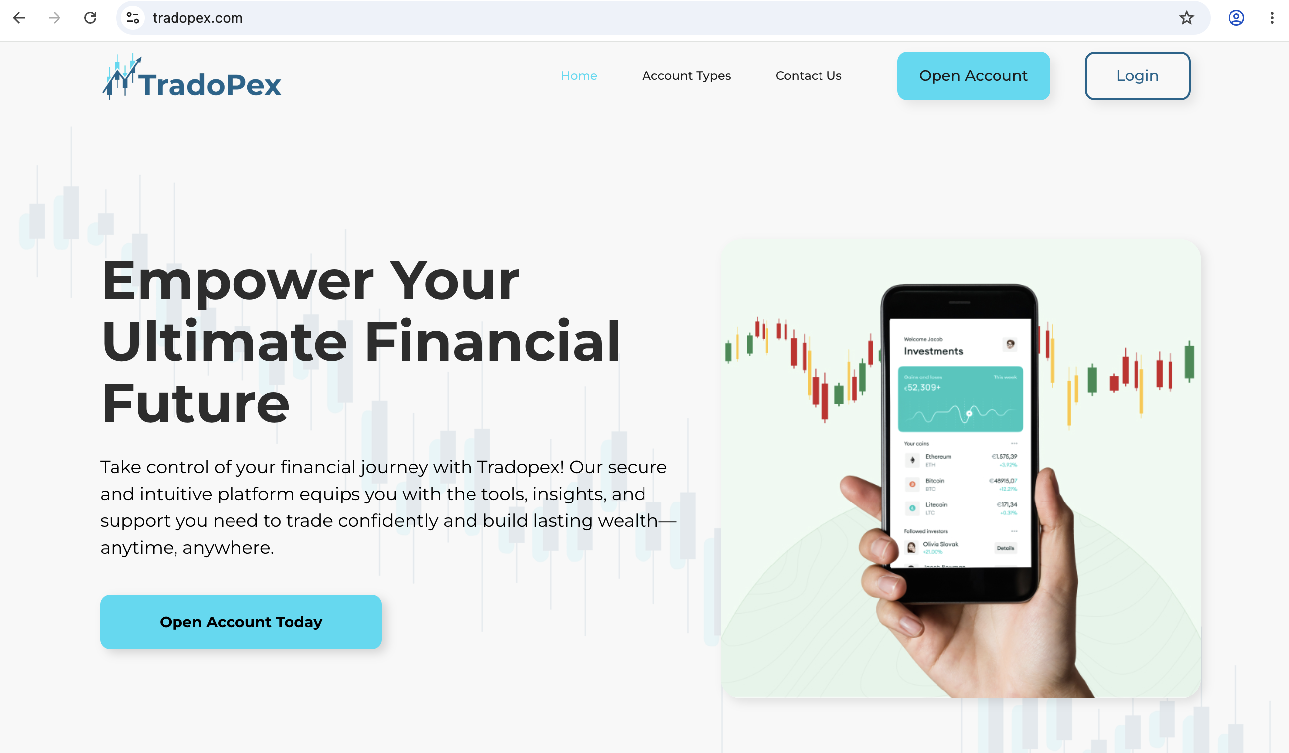 Tradopex.com Image depicting an overview of Tradopex.com, highlighting its features, user reviews, and essential information for potential investors.