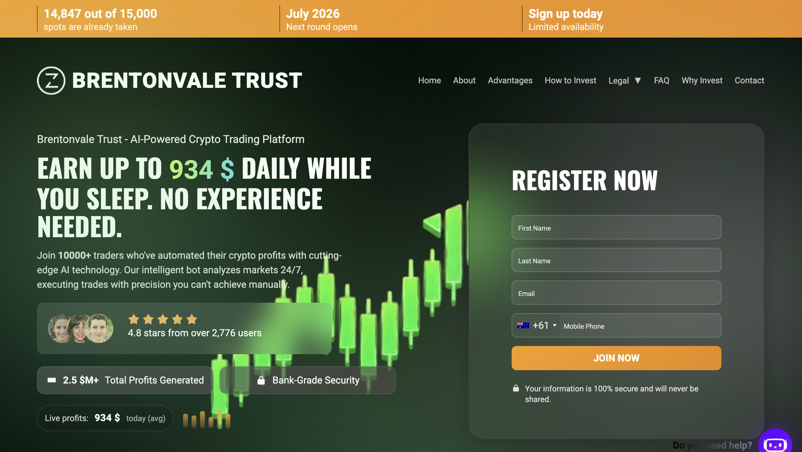 A magnifying glass highlighting the Brentonvale Trust logo, symbolizing scrutiny of its financial practices.