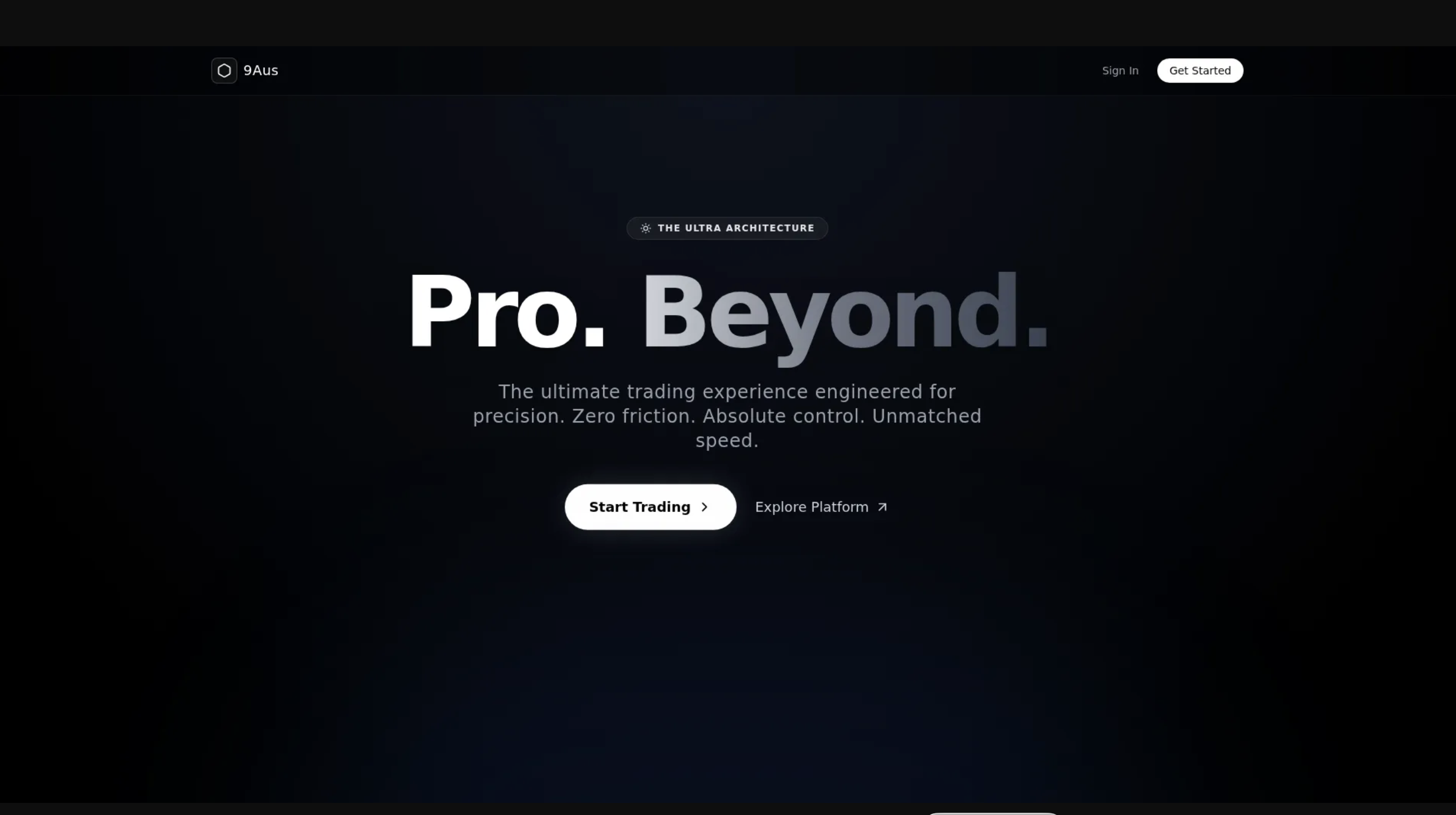 9aus.site login page with username and password fields.