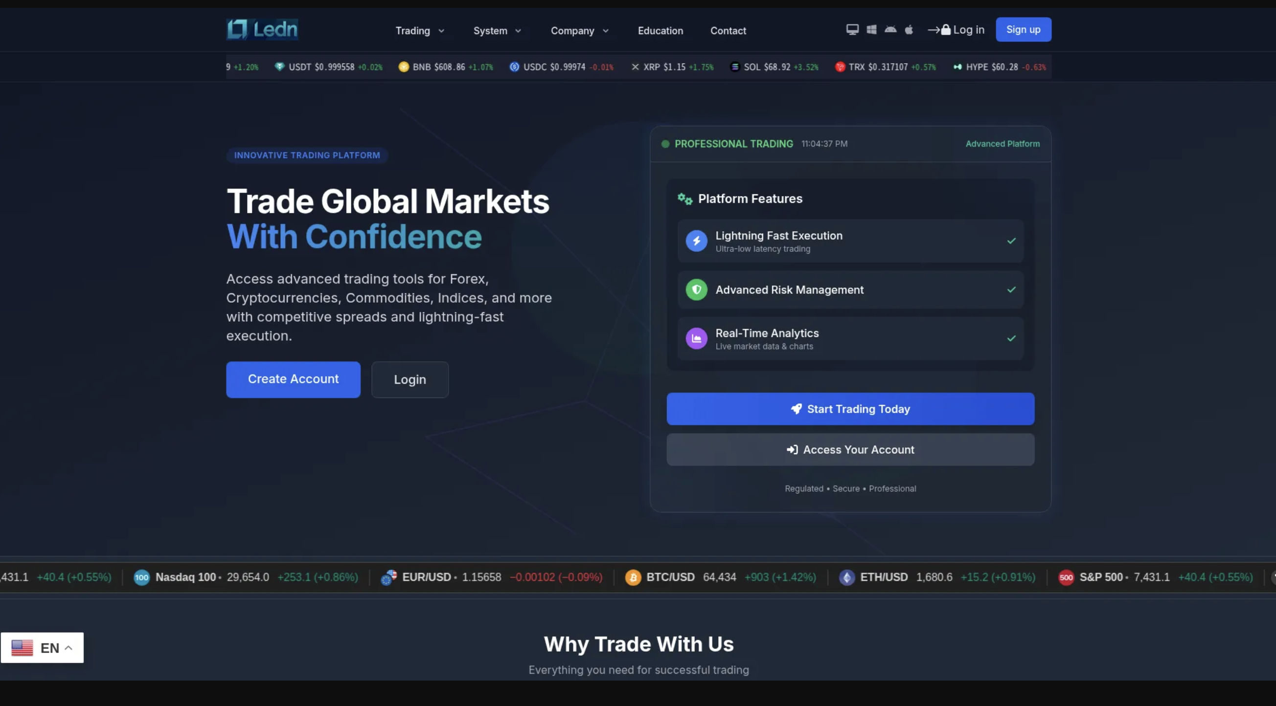 LednCryptoCompany.org website review with warning signs and customer experiences