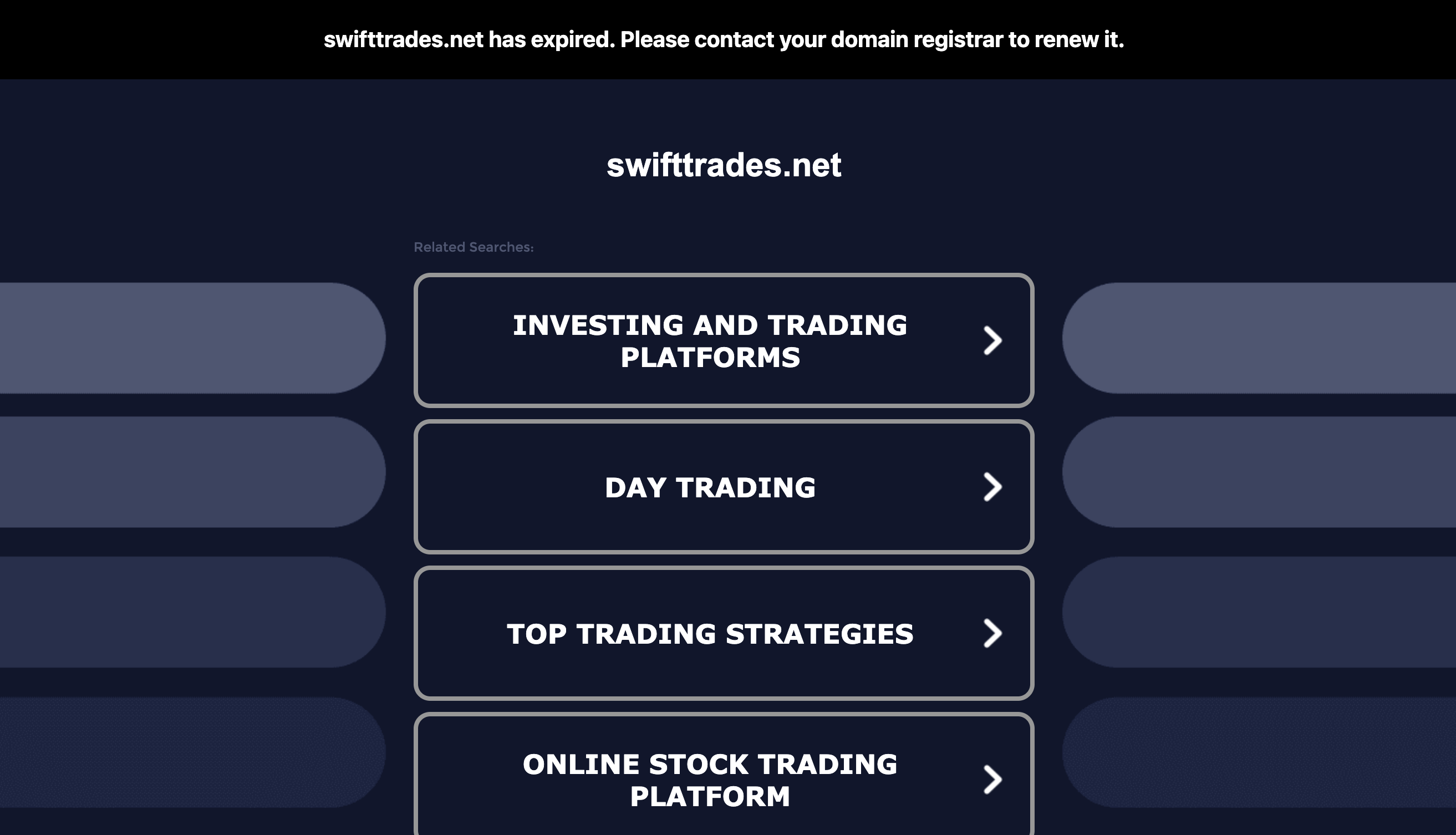 SwiftTrades.net homepage screenshot