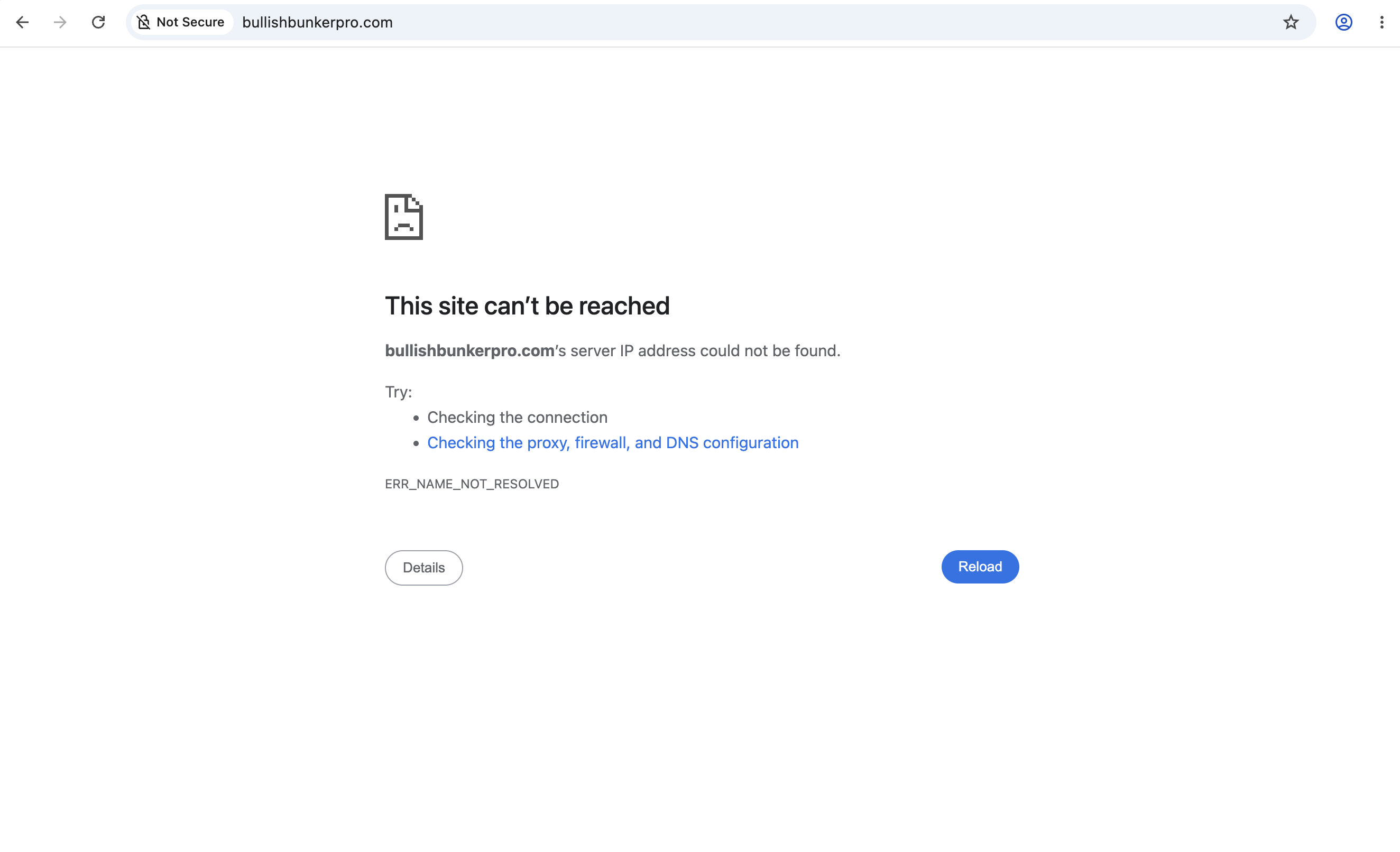 BullishBunkerPro website screenshot