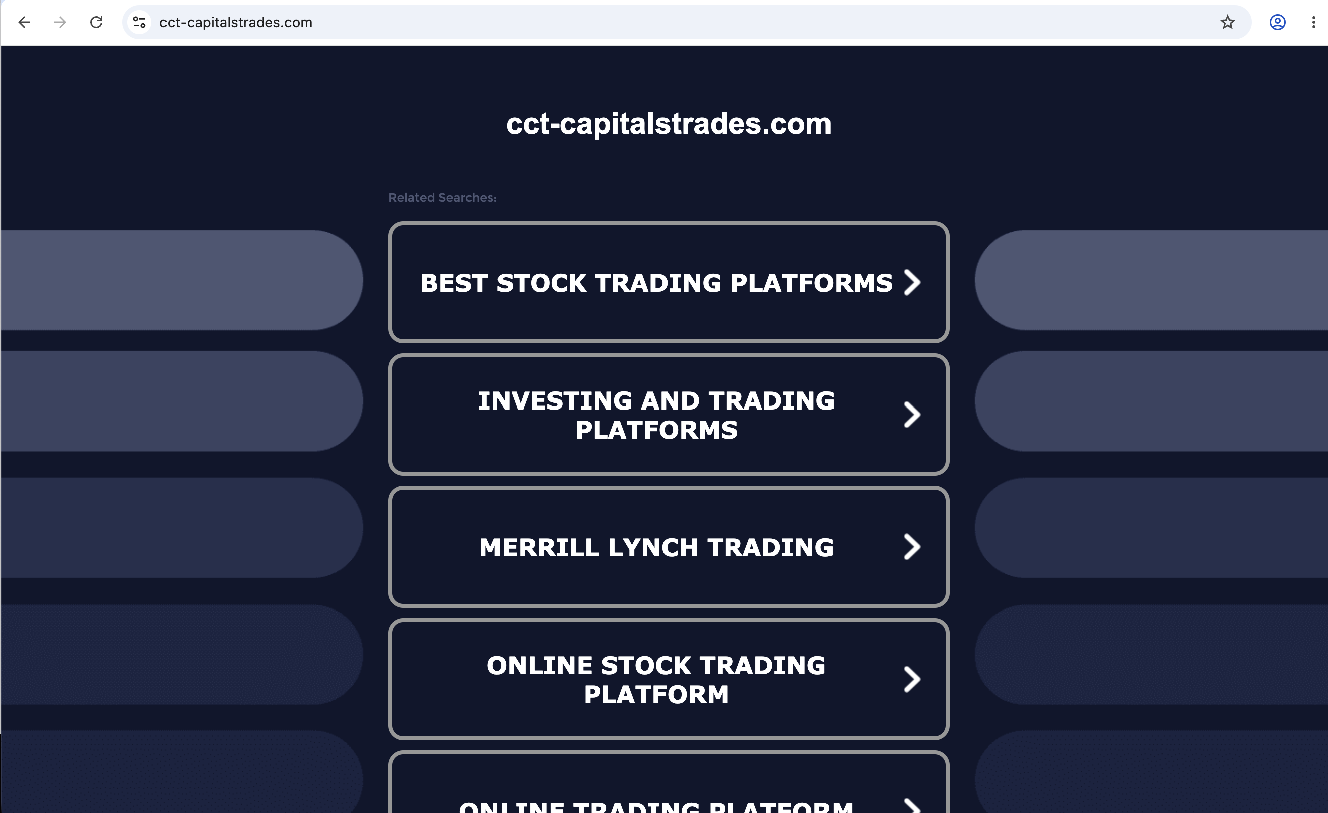 CCT Capital & Trades warning sign
