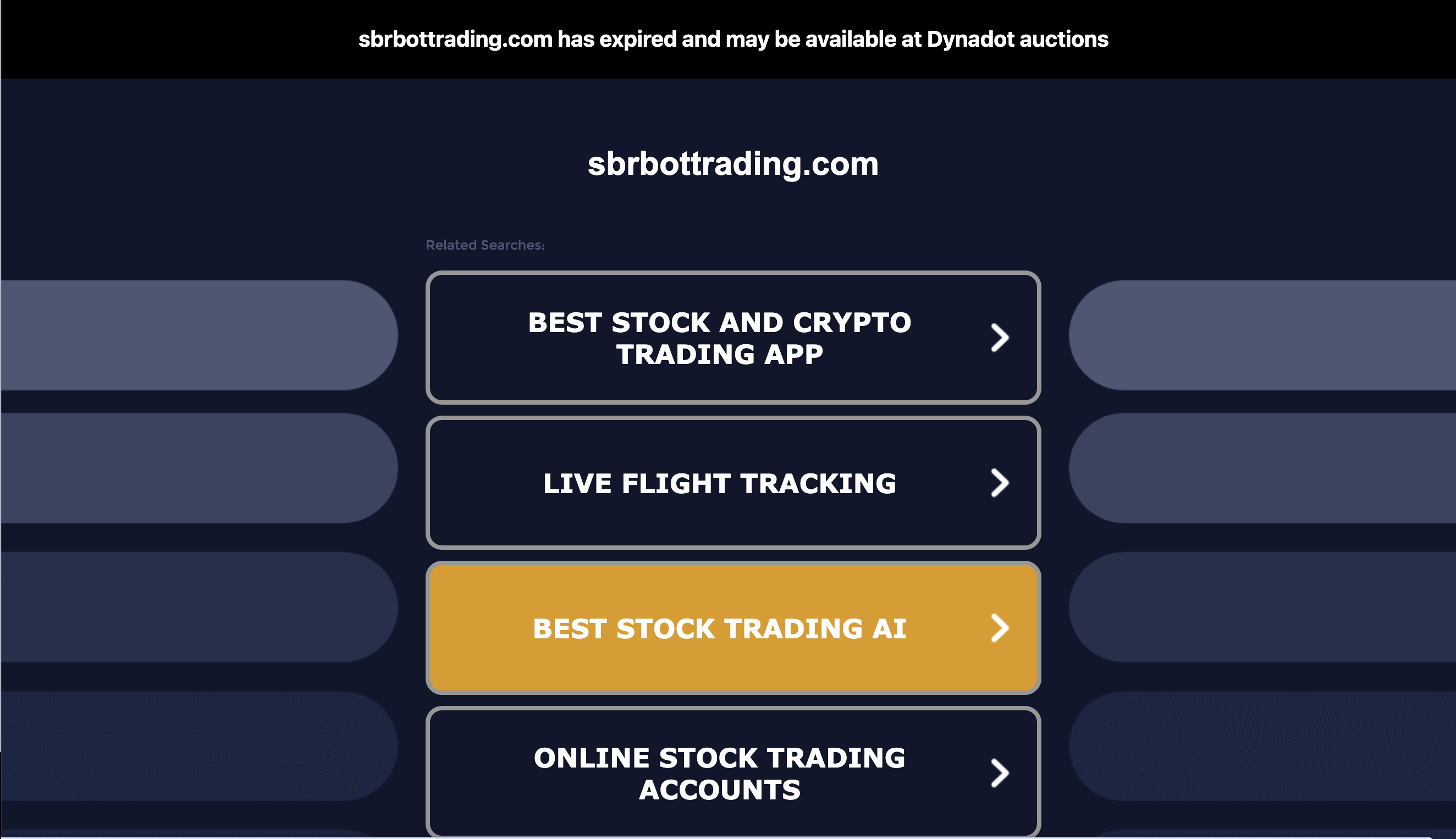 Sbrbottrading.com website homepage screenshot