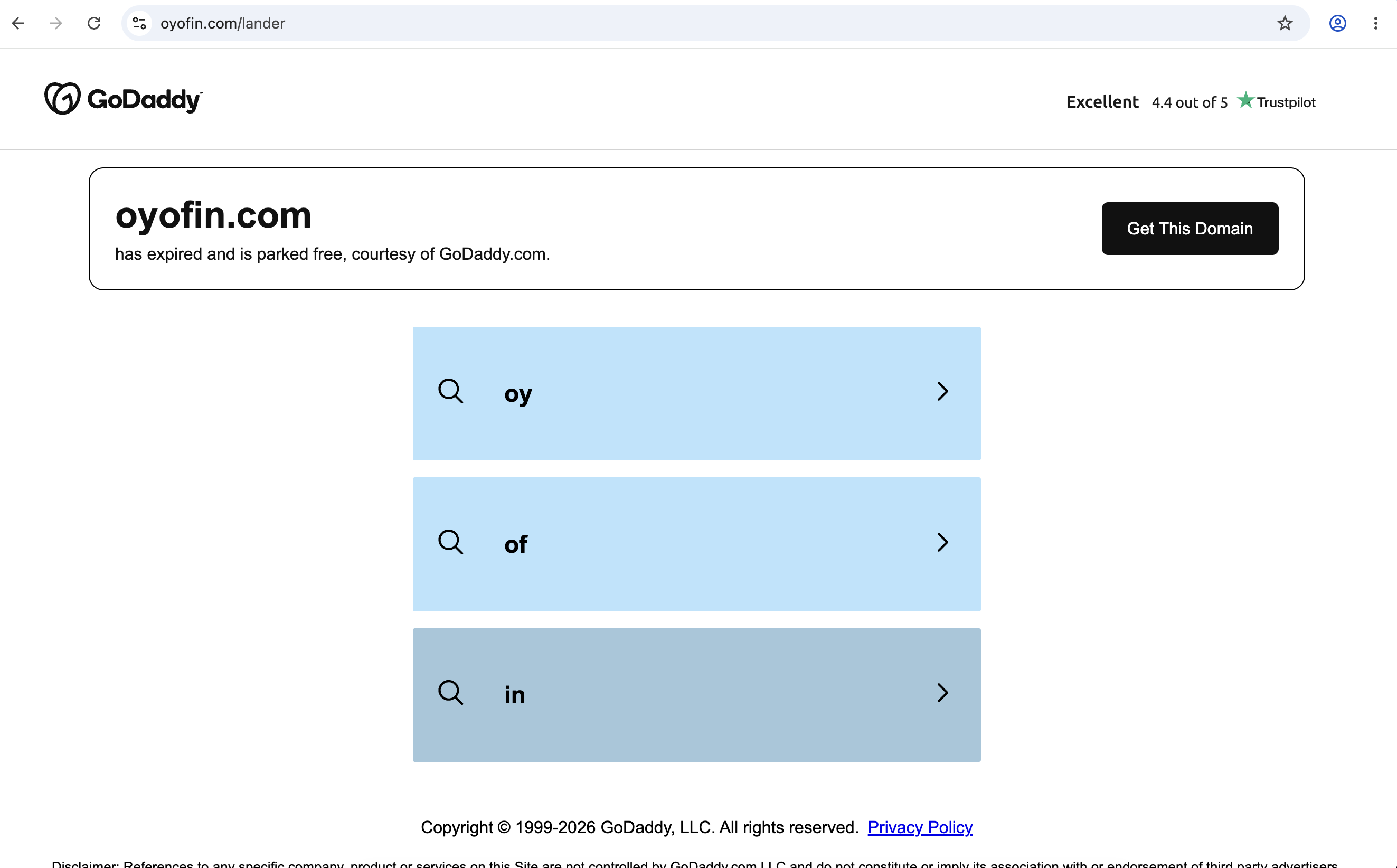 OyoFin.com OyoFin.com trading platform interface showing high-risk features and red flags