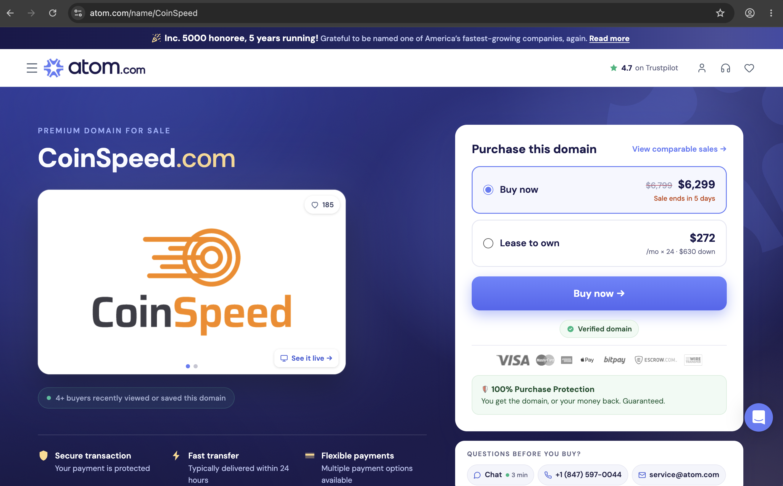 Unregistered crypto trading platform CoinSpeed.com