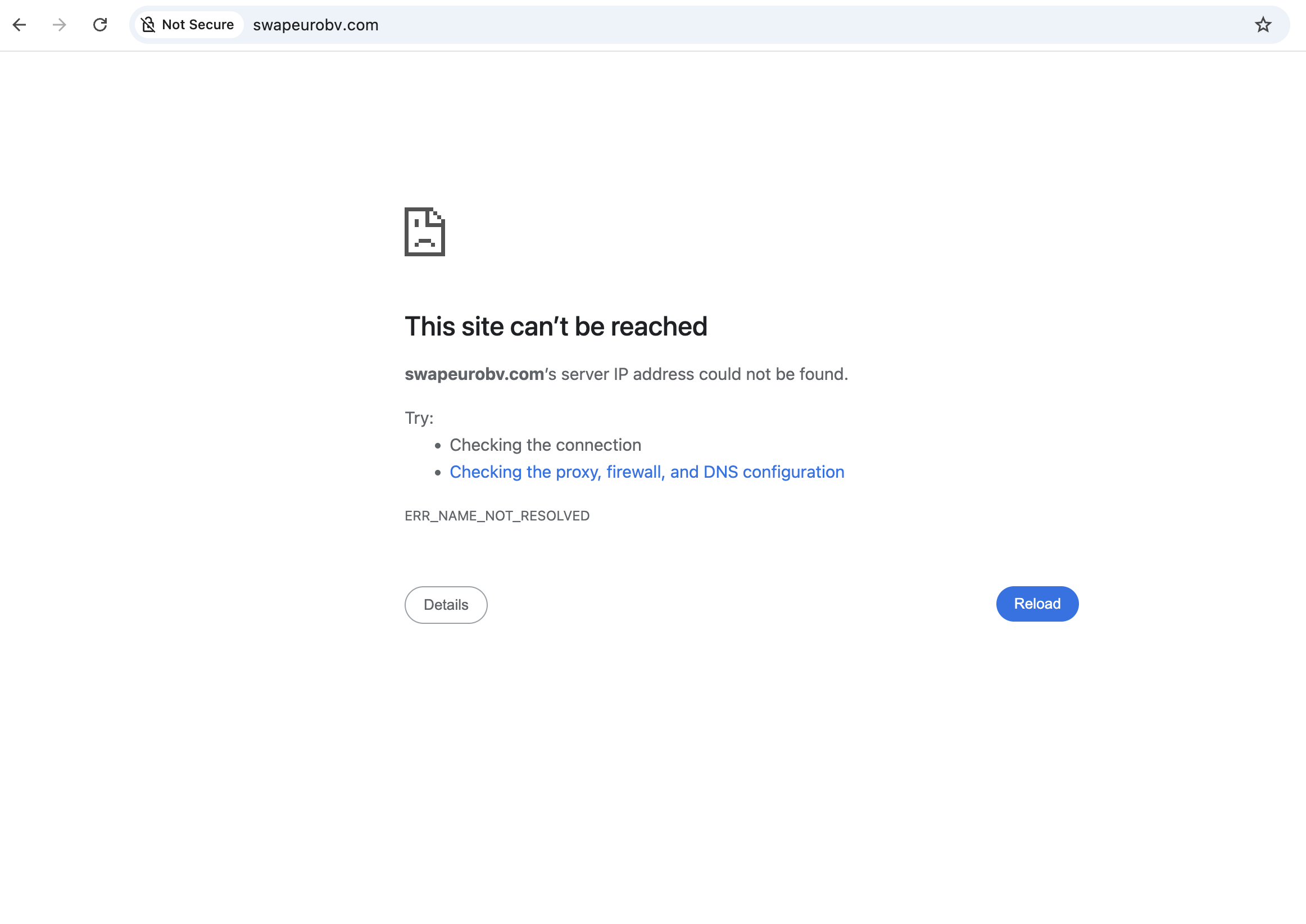 Swapeurobv.com Swapeurobv.com unregistered investment platform with red flags and risks